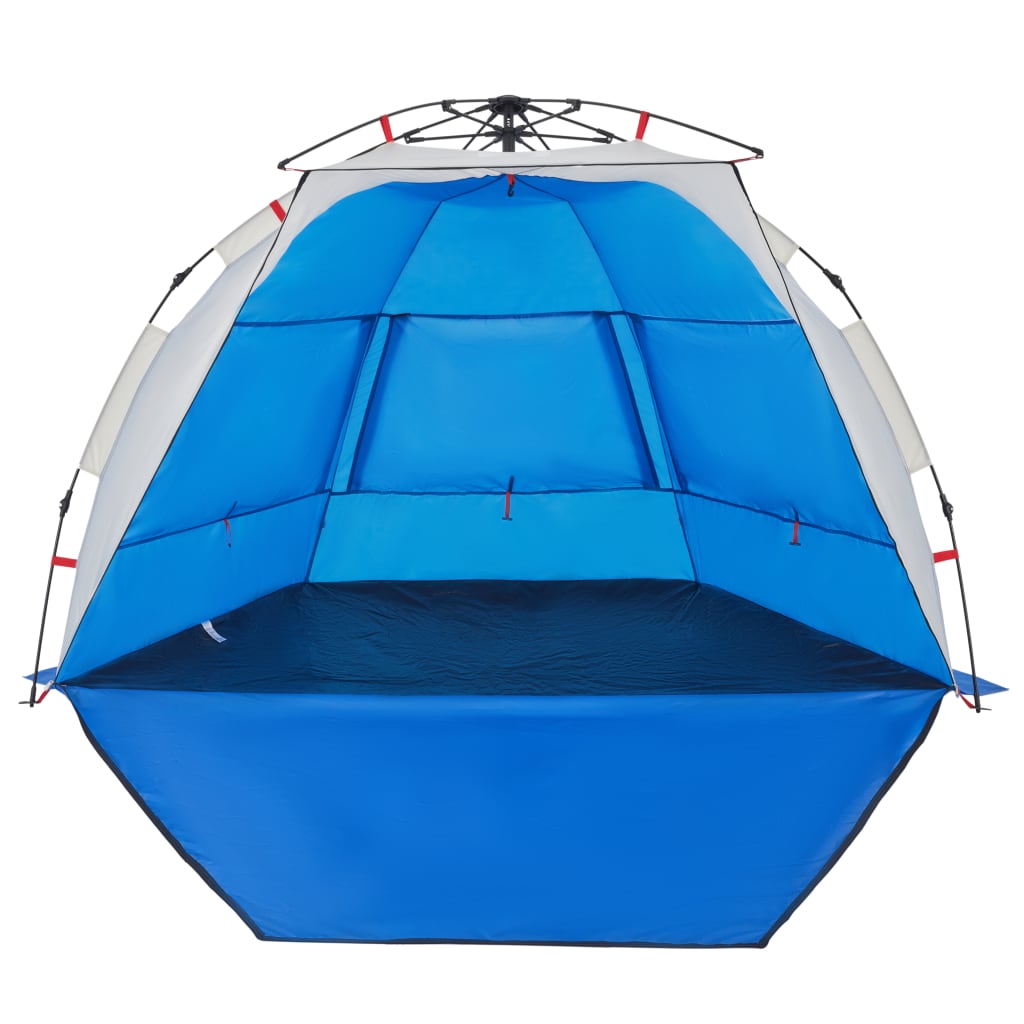 Strandtent 2-persoons waterdicht snelontgrendeling azuurblauw is nu te koop bij PeponiXL, paradijselijk wonen!