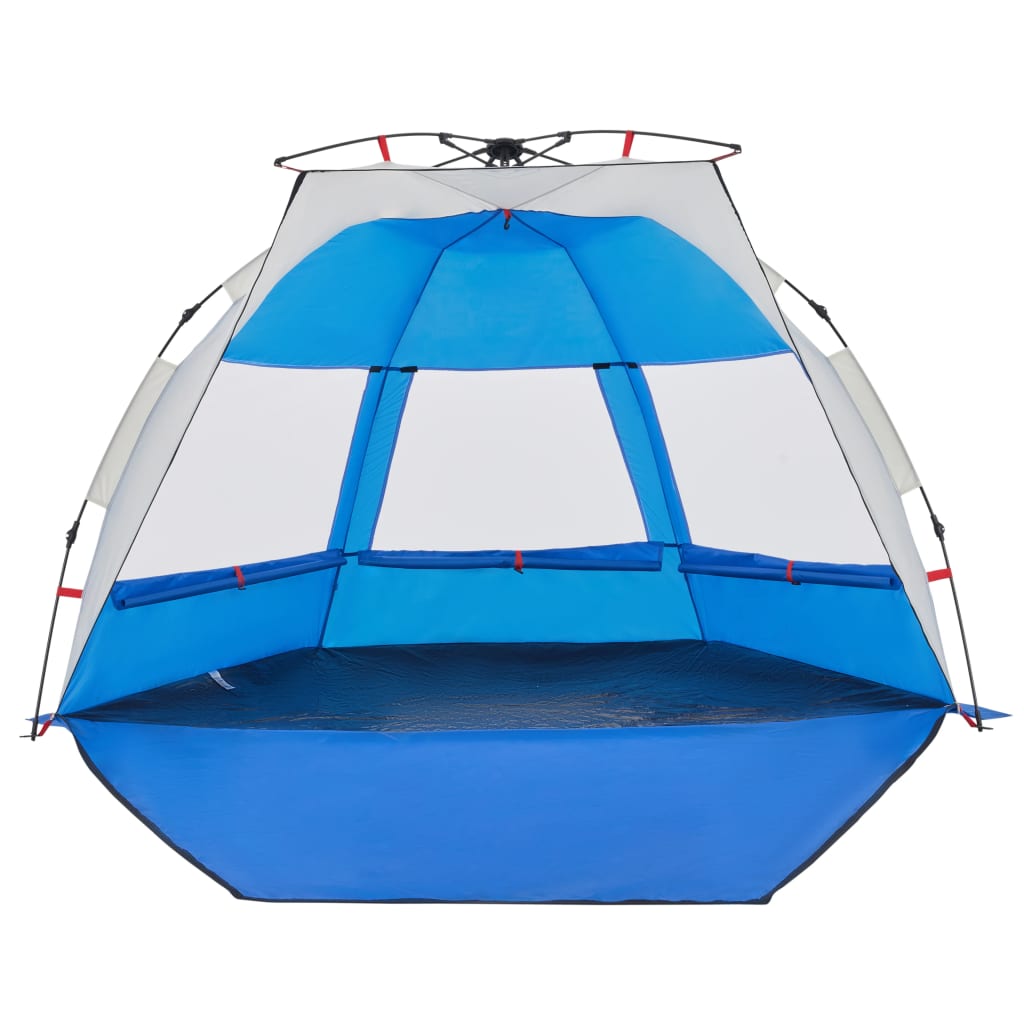 Strandtent 2-persoons waterdicht snelontgrendeling azuurblauw is nu te koop bij PeponiXL, paradijselijk wonen!