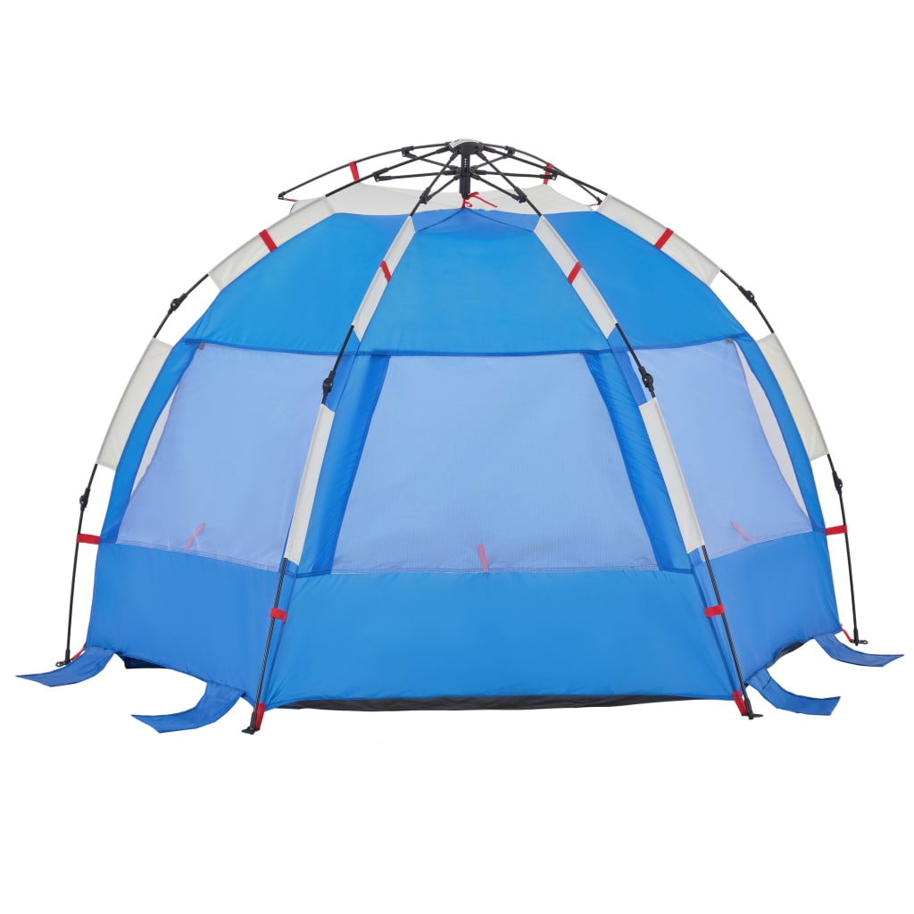 Strandtent 2-persoons waterdicht snelontgrendeling azuurblauw is nu te koop bij PeponiXL, paradijselijk wonen!