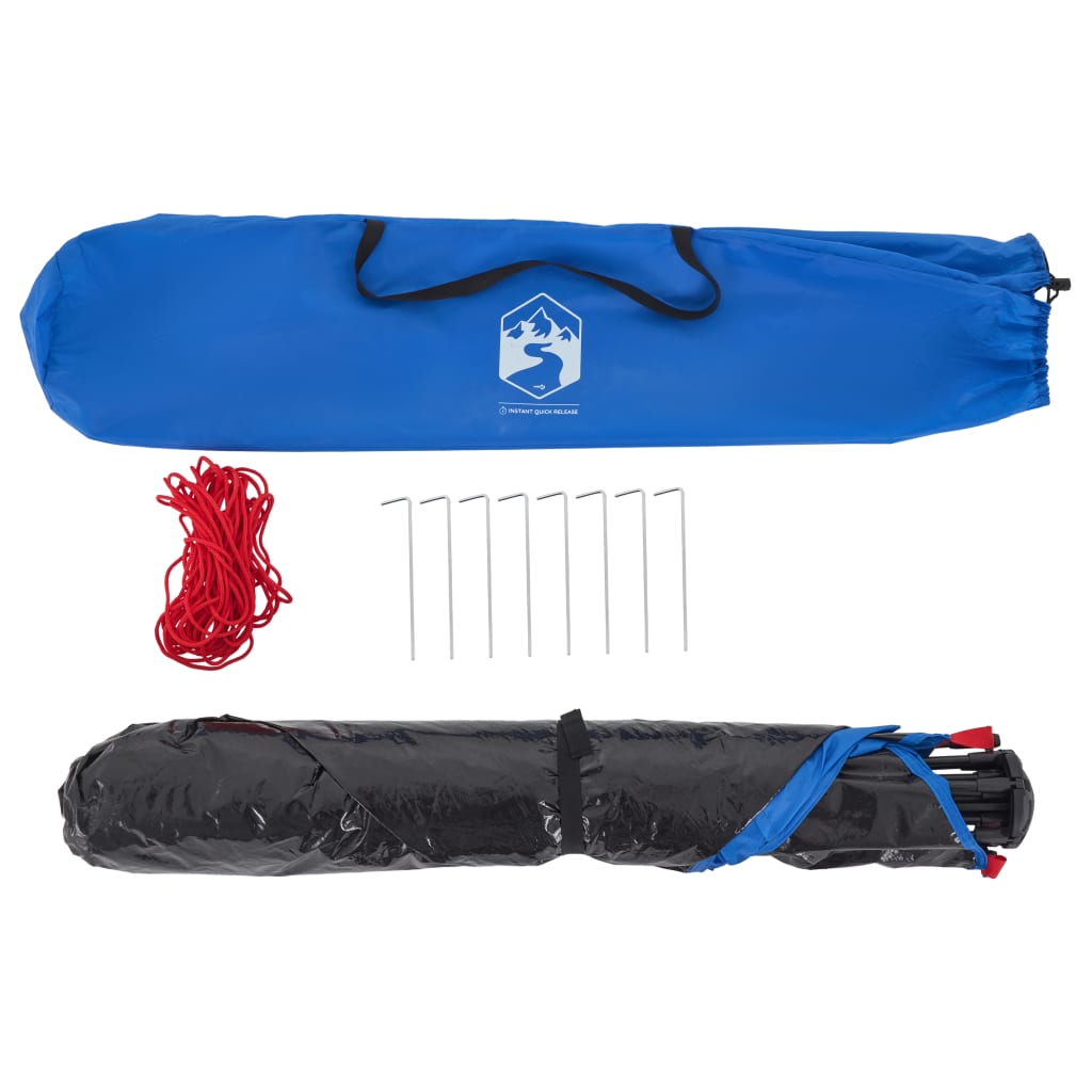Strandtent 2-persoons waterdicht snelontgrendeling azuurblauw is nu te koop bij PeponiXL, paradijselijk wonen!