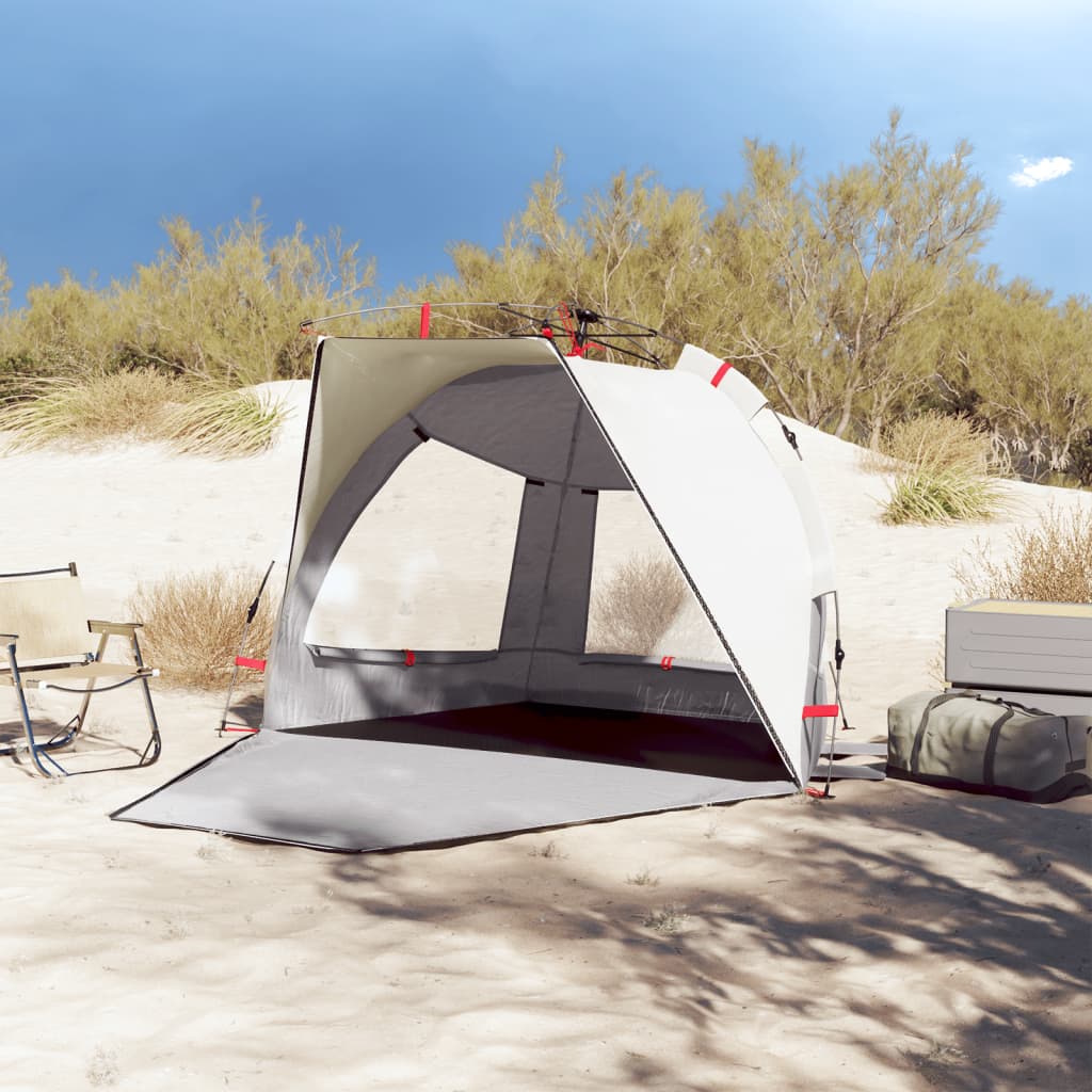 Strandtent 2-persoons waterdicht snelontgrendeling grijs is nu te koop bij PeponiXL, paradijselijk wonen!