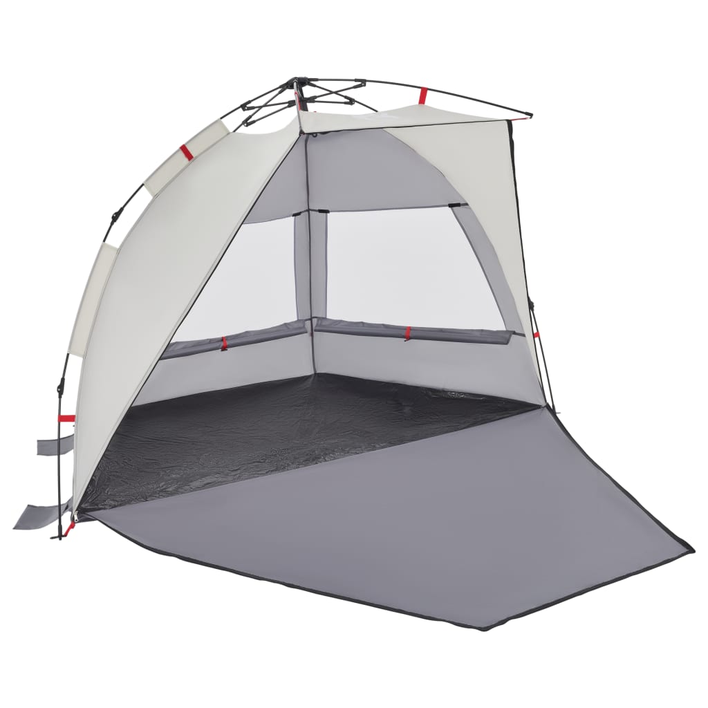 Strandtent 2-persoons waterdicht snelontgrendeling grijs is nu te koop bij PeponiXL, paradijselijk wonen!