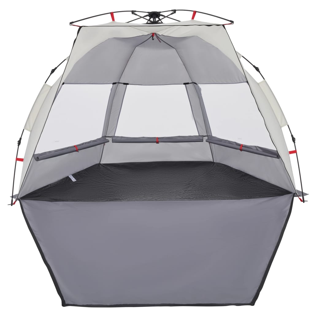 Strandtent 2-persoons waterdicht snelontgrendeling grijs is nu te koop bij PeponiXL, paradijselijk wonen!