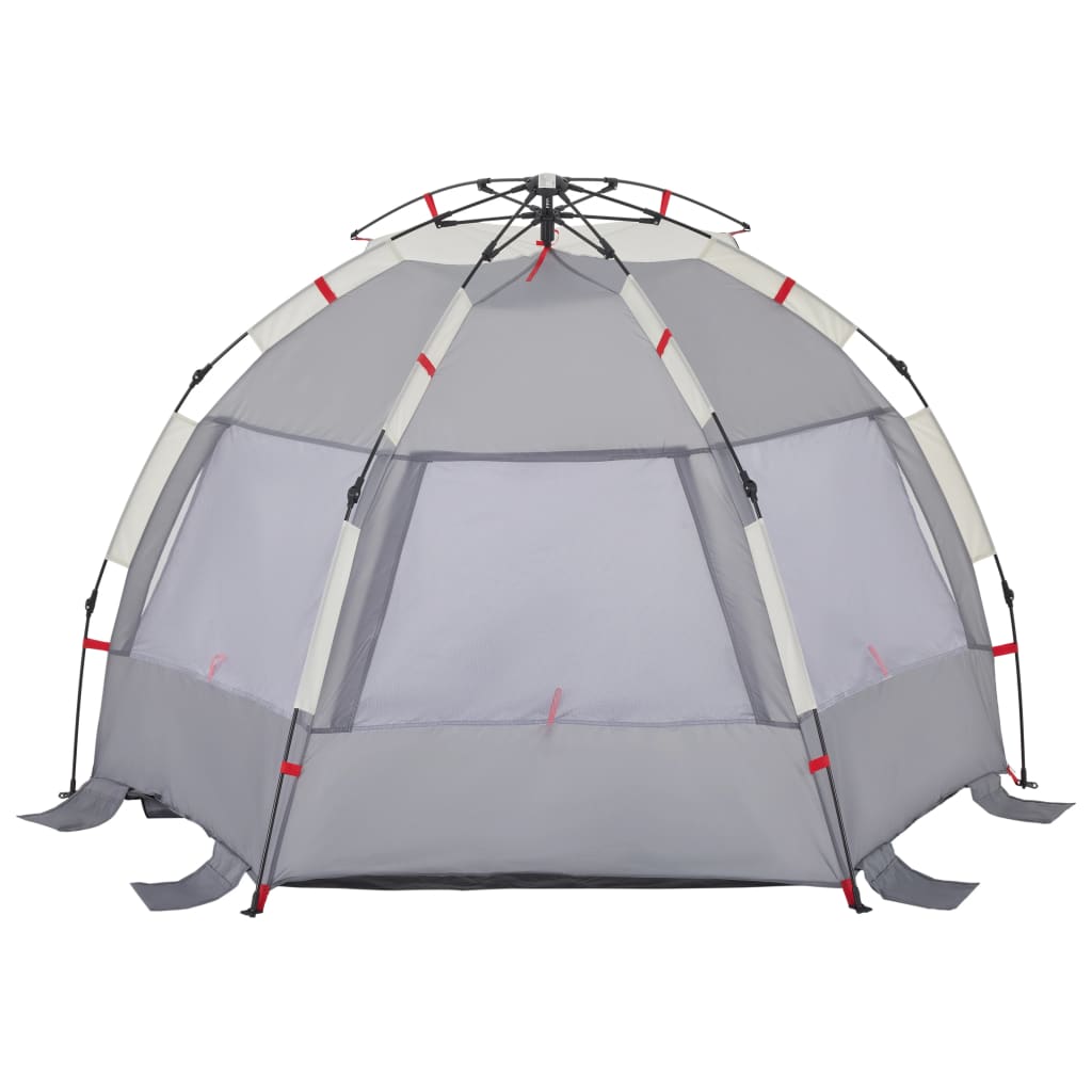 Strandtent 2-persoons waterdicht snelontgrendeling grijs is nu te koop bij PeponiXL, paradijselijk wonen!