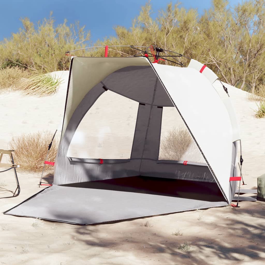 Strandtent 2-persoons waterdicht snelontgrendeling grijs is nu te koop bij PeponiXL, paradijselijk wonen!
