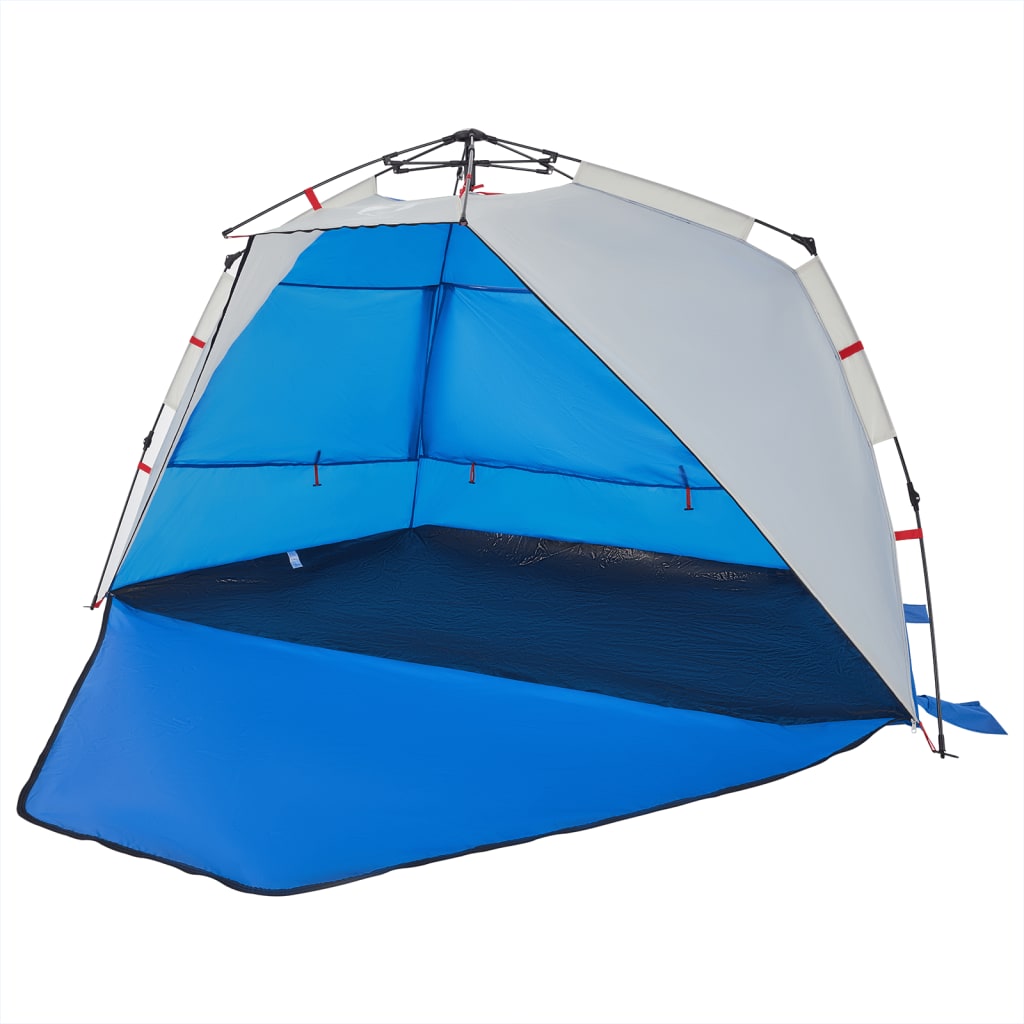 Strandtent 3-persoons waterdicht snelontgrendeling azuurblauw is nu te koop bij PeponiXL, paradijselijk wonen!