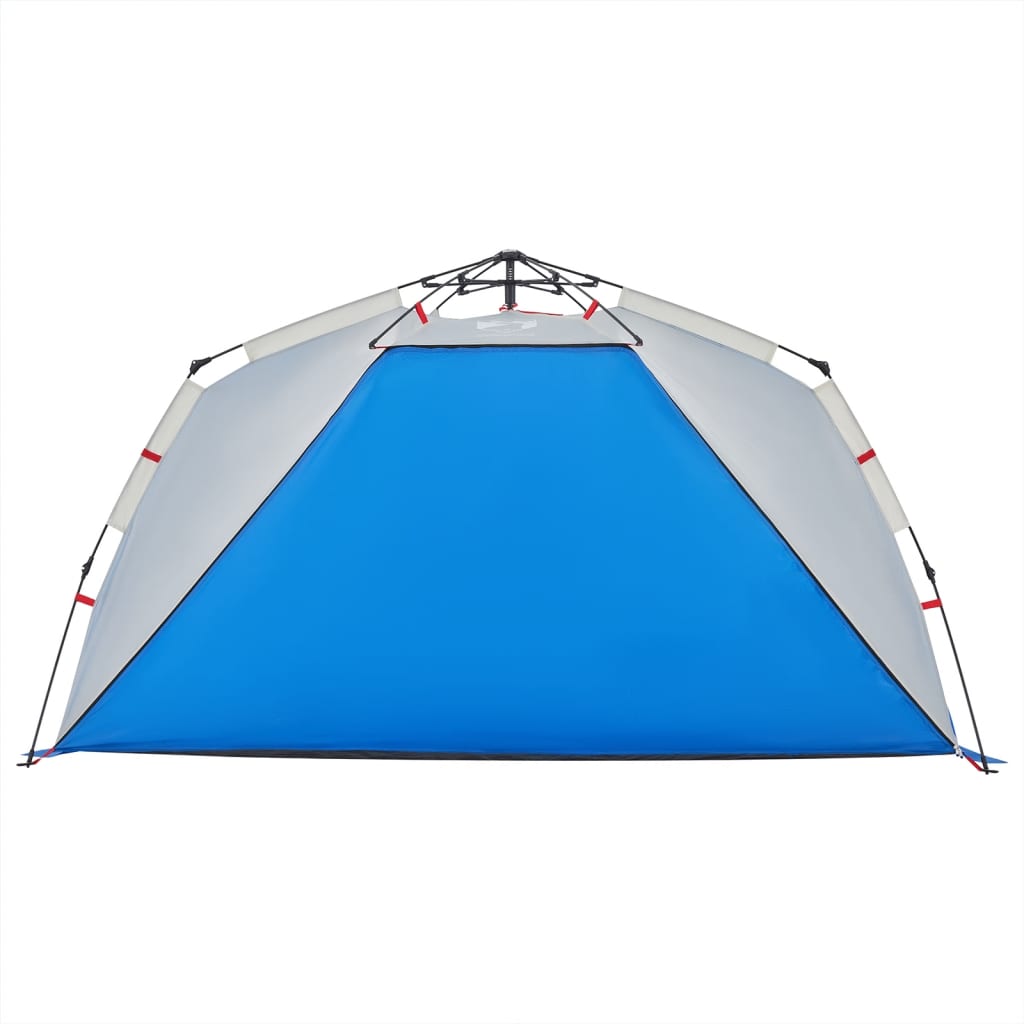Strandtent 3-persoons waterdicht snelontgrendeling azuurblauw is nu te koop bij PeponiXL, paradijselijk wonen!