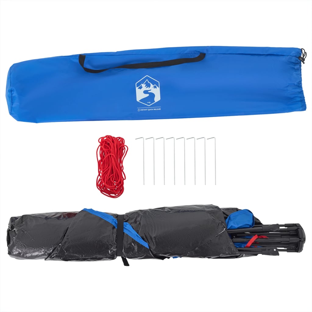 Strandtent 3-persoons waterdicht snelontgrendeling azuurblauw is nu te koop bij PeponiXL, paradijselijk wonen!