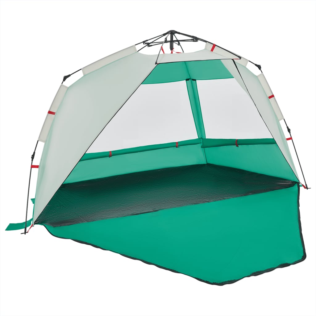 strandtent 3-persoons waterdicht snelontgrendeling zeegroen is nu te koop bij PeponiXL, paradijselijk wonen!