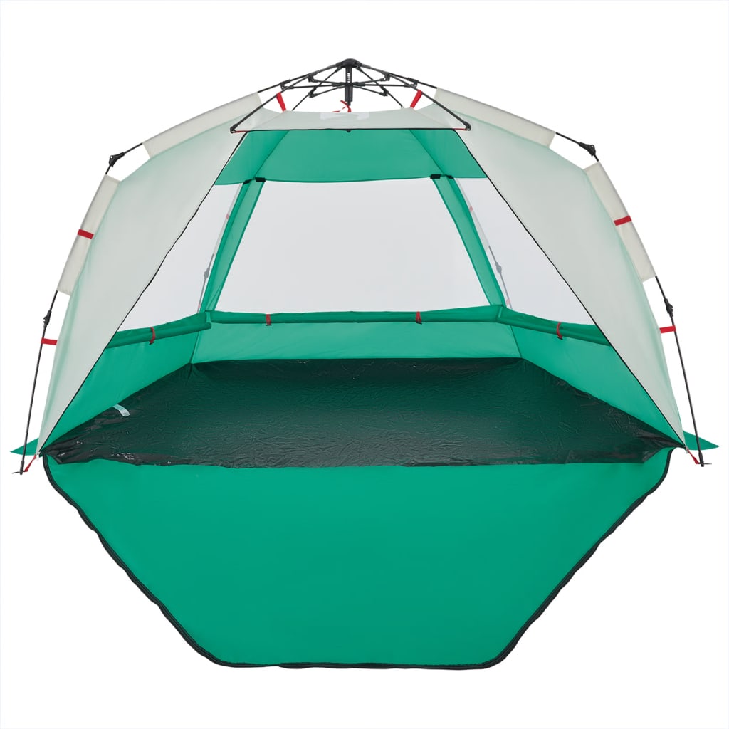 strandtent 3-persoons waterdicht snelontgrendeling zeegroen is nu te koop bij PeponiXL, paradijselijk wonen!