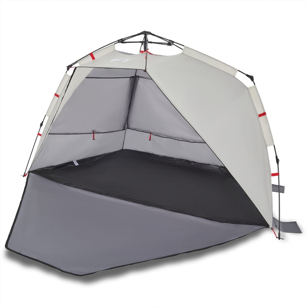 Strandtent 3-persoons waterdicht snelontgrendeling grijs is nu te koop bij PeponiXL, paradijselijk wonen!