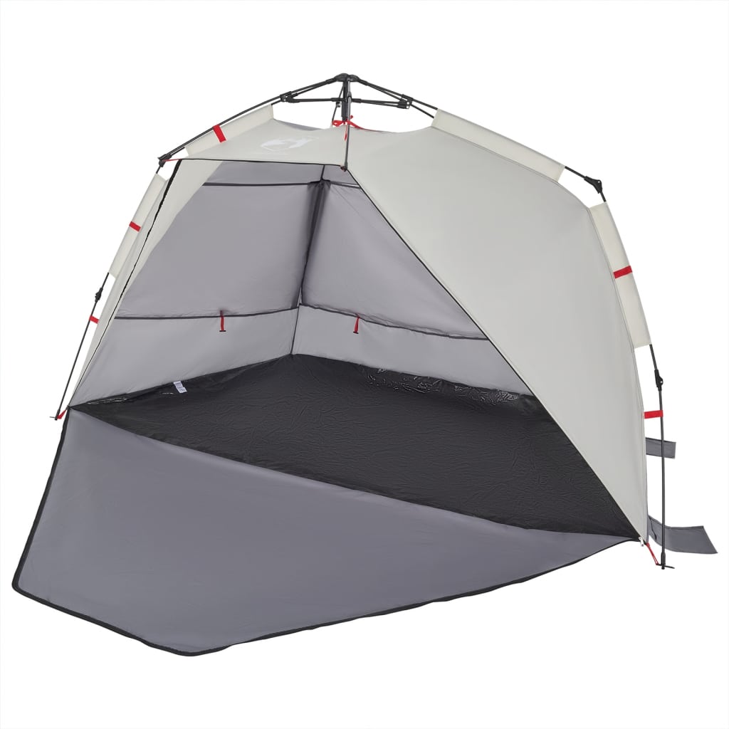 Strandtent 3-persoons waterdicht snelontgrendeling grijs is nu te koop bij PeponiXL, paradijselijk wonen!