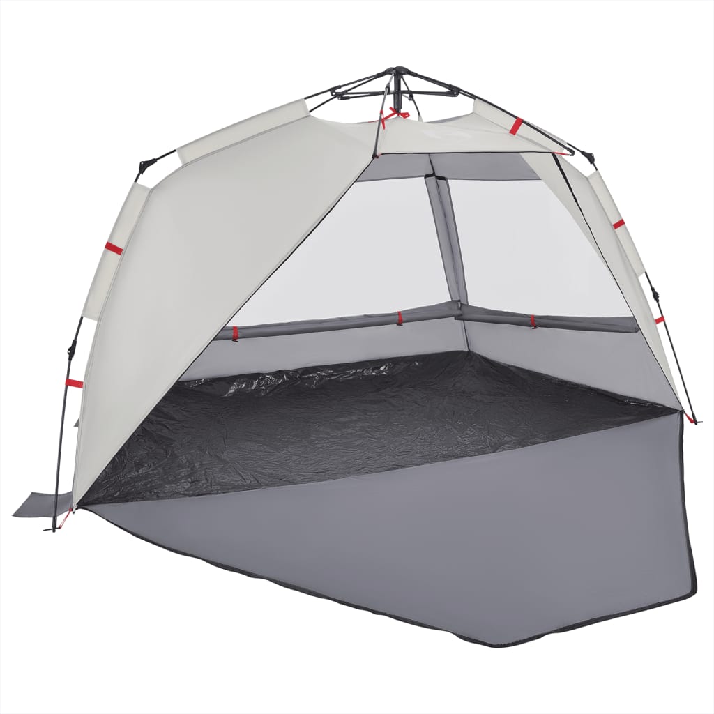 Strandtent 3-persoons waterdicht snelontgrendeling grijs is nu te koop bij PeponiXL, paradijselijk wonen!