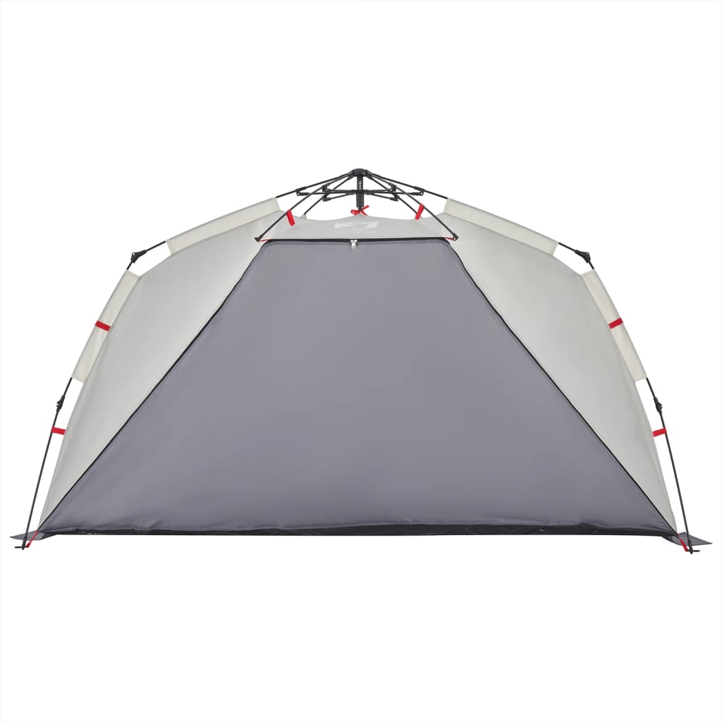 Strandtent 3-persoons waterdicht snelontgrendeling grijs is nu te koop bij PeponiXL, paradijselijk wonen!