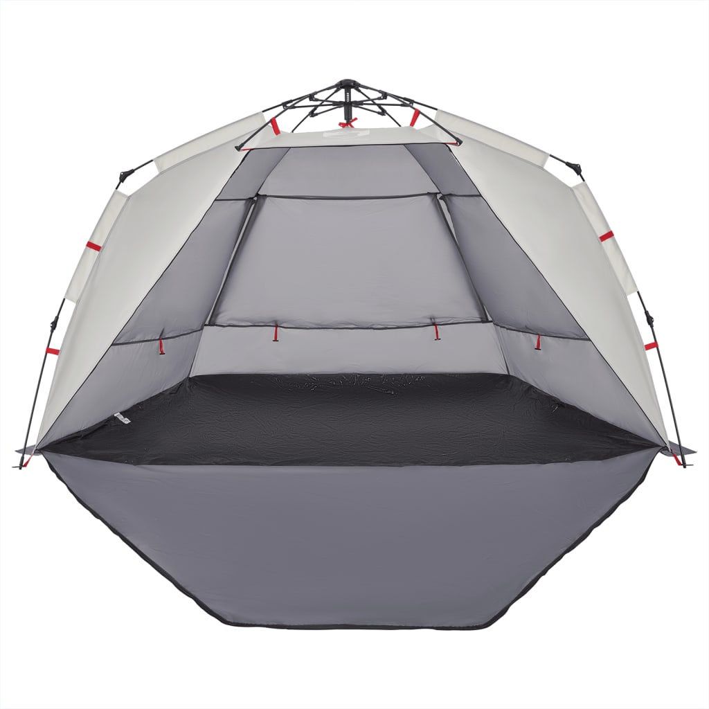 Strandtent 3-persoons waterdicht snelontgrendeling grijs is nu te koop bij PeponiXL, paradijselijk wonen!