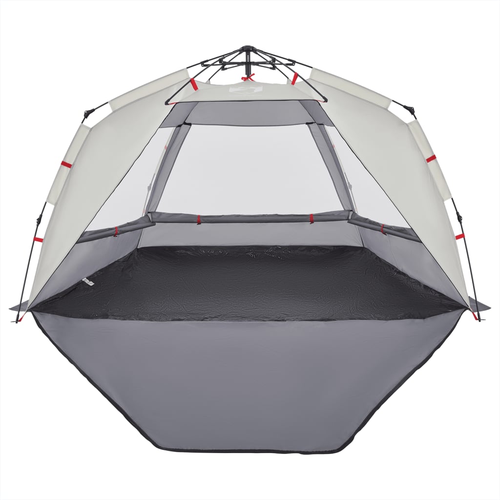 Strandtent 3-persoons waterdicht snelontgrendeling grijs is nu te koop bij PeponiXL, paradijselijk wonen!