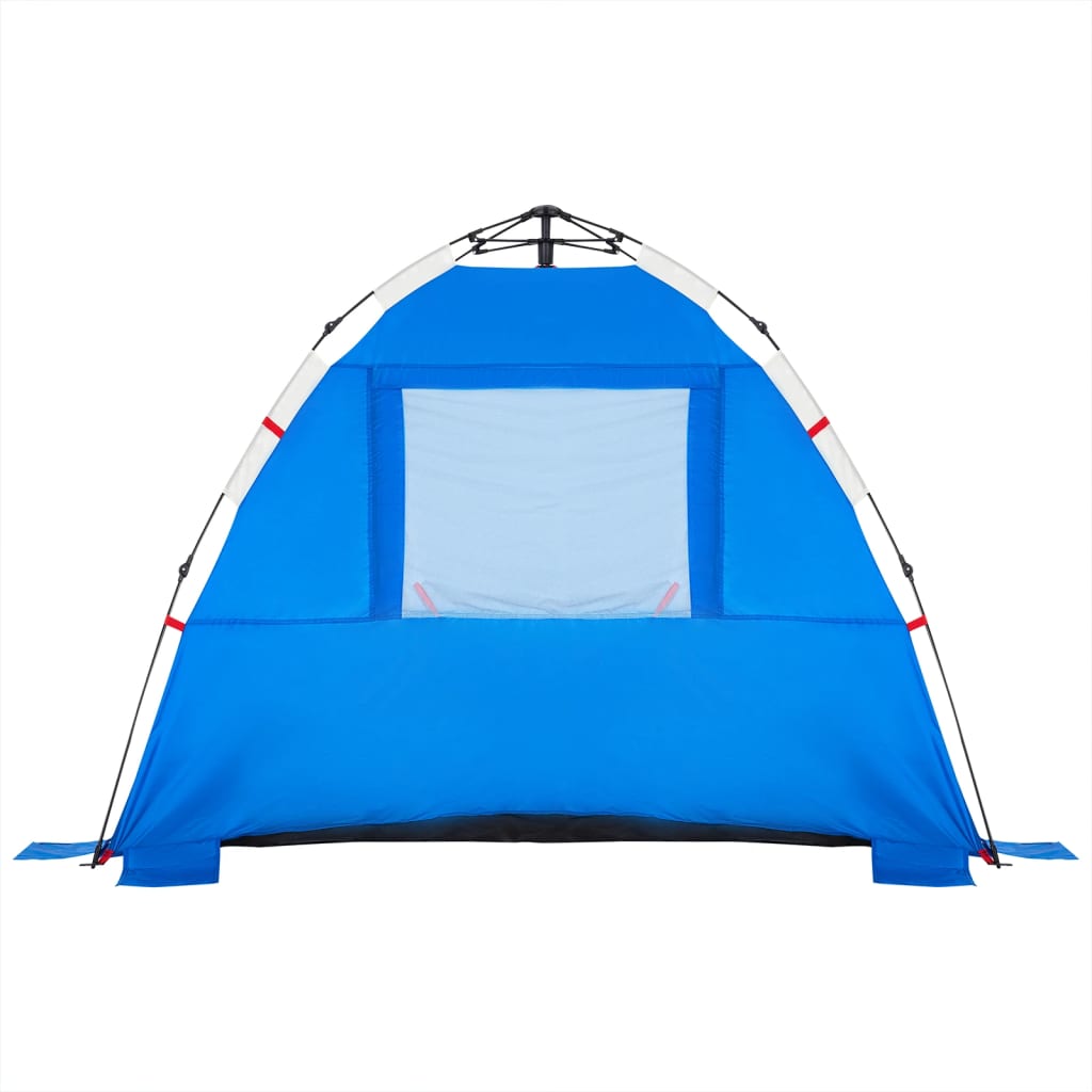 Strandtent 3-persoons waterdicht snelontgrendeling azuurblauw is nu te koop bij PeponiXL, paradijselijk wonen!