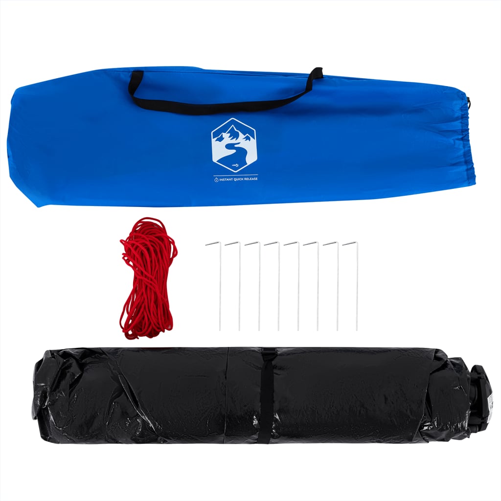 Strandtent 3-persoons waterdicht snelontgrendeling azuurblauw is nu te koop bij PeponiXL, paradijselijk wonen!