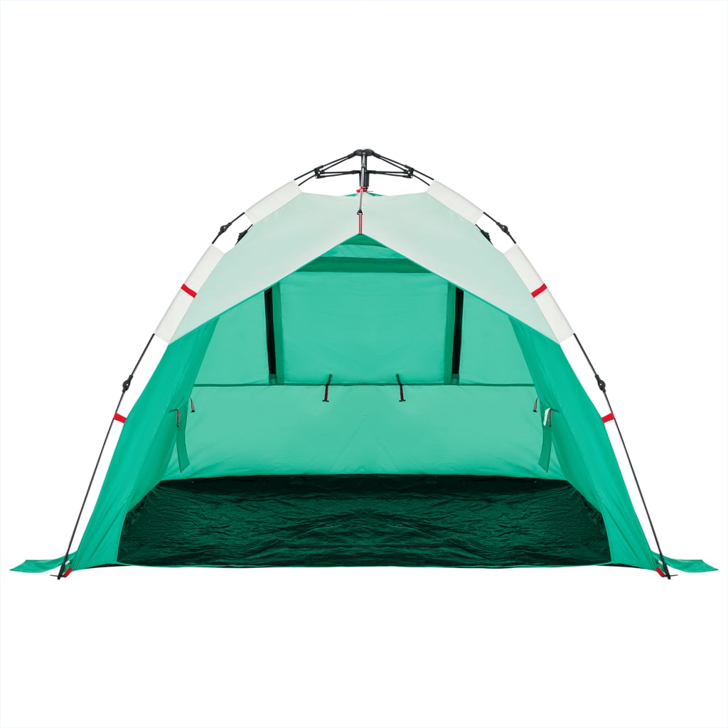strandtent 3-persoons waterdicht snelontgrendeling zeegroen is nu te koop bij PeponiXL, paradijselijk wonen!