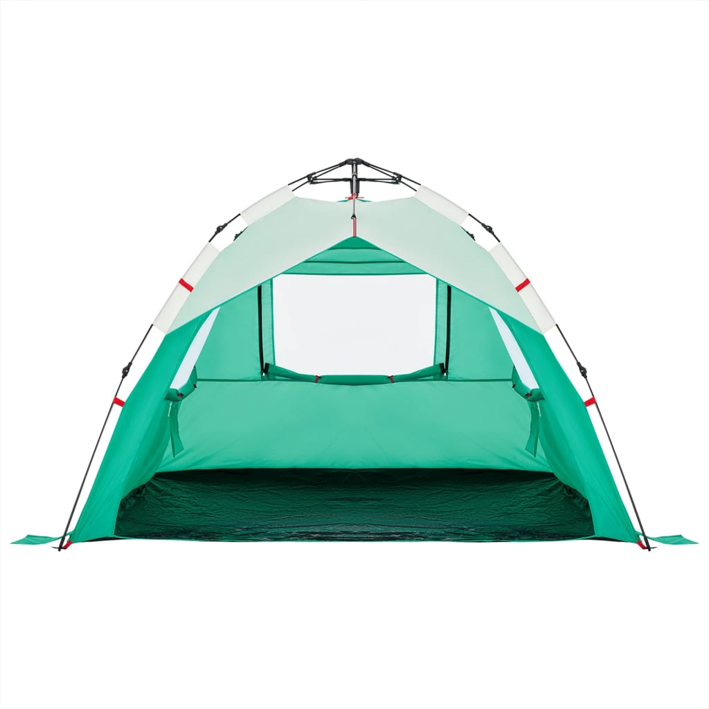 strandtent 3-persoons waterdicht snelontgrendeling zeegroen is nu te koop bij PeponiXL, paradijselijk wonen!