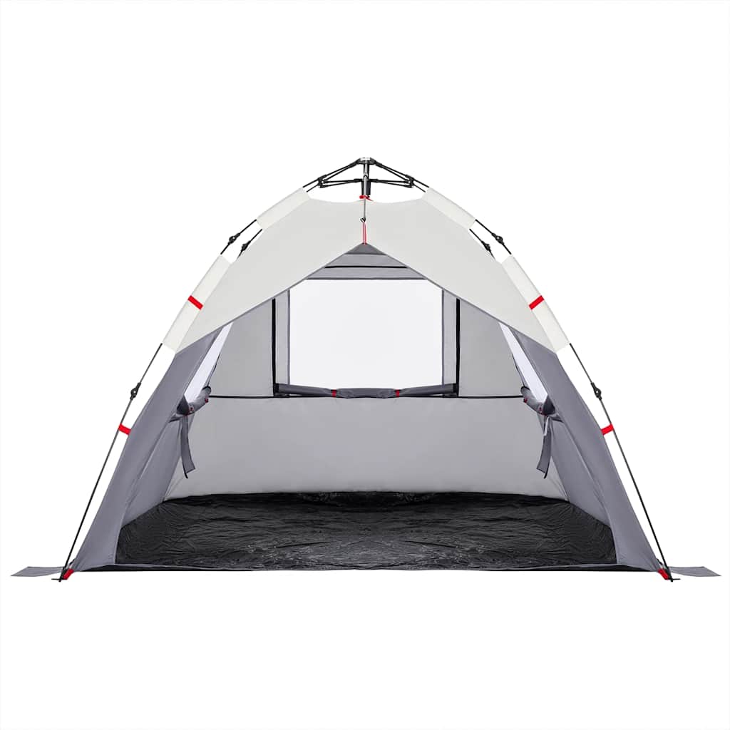 Strandtent 3-persoons waterdicht snelontgrendeling grijs is nu te koop bij PeponiXL, paradijselijk wonen!