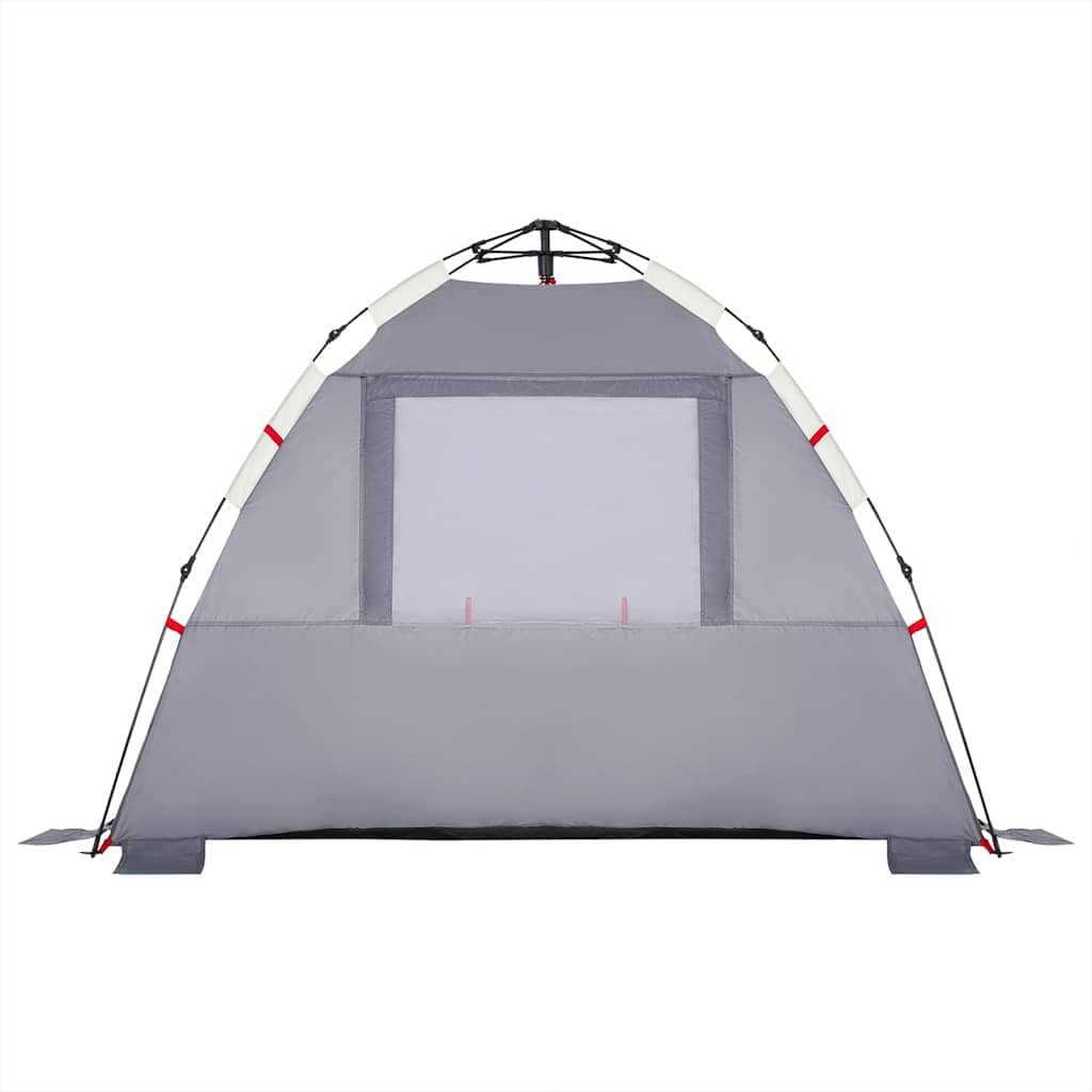 Strandtent 3-persoons waterdicht snelontgrendeling grijs is nu te koop bij PeponiXL, paradijselijk wonen!