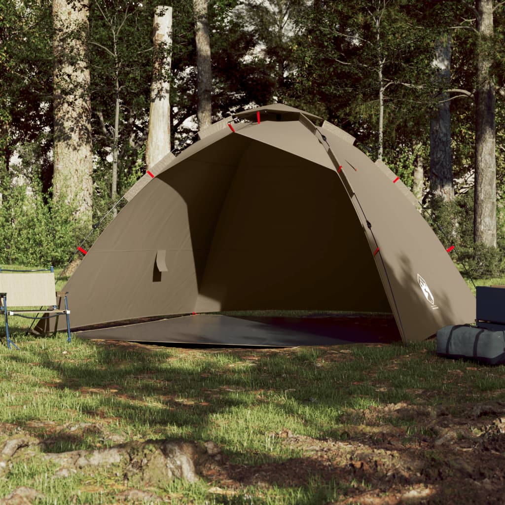 Tent 4-persoons snelontgrendeling bruin is nu te koop bij PeponiXL, paradijselijk wonen!