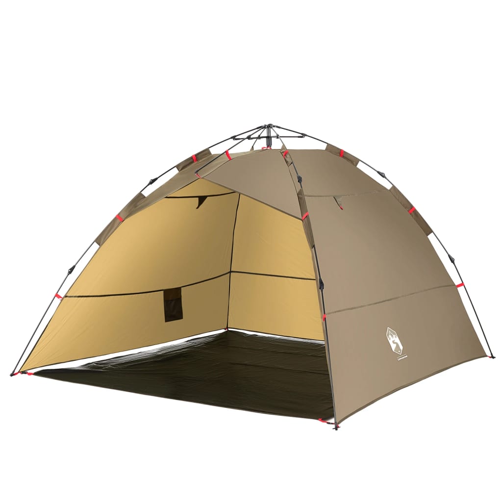 Tent 4-persoons snelontgrendeling bruin is nu te koop bij PeponiXL, paradijselijk wonen!