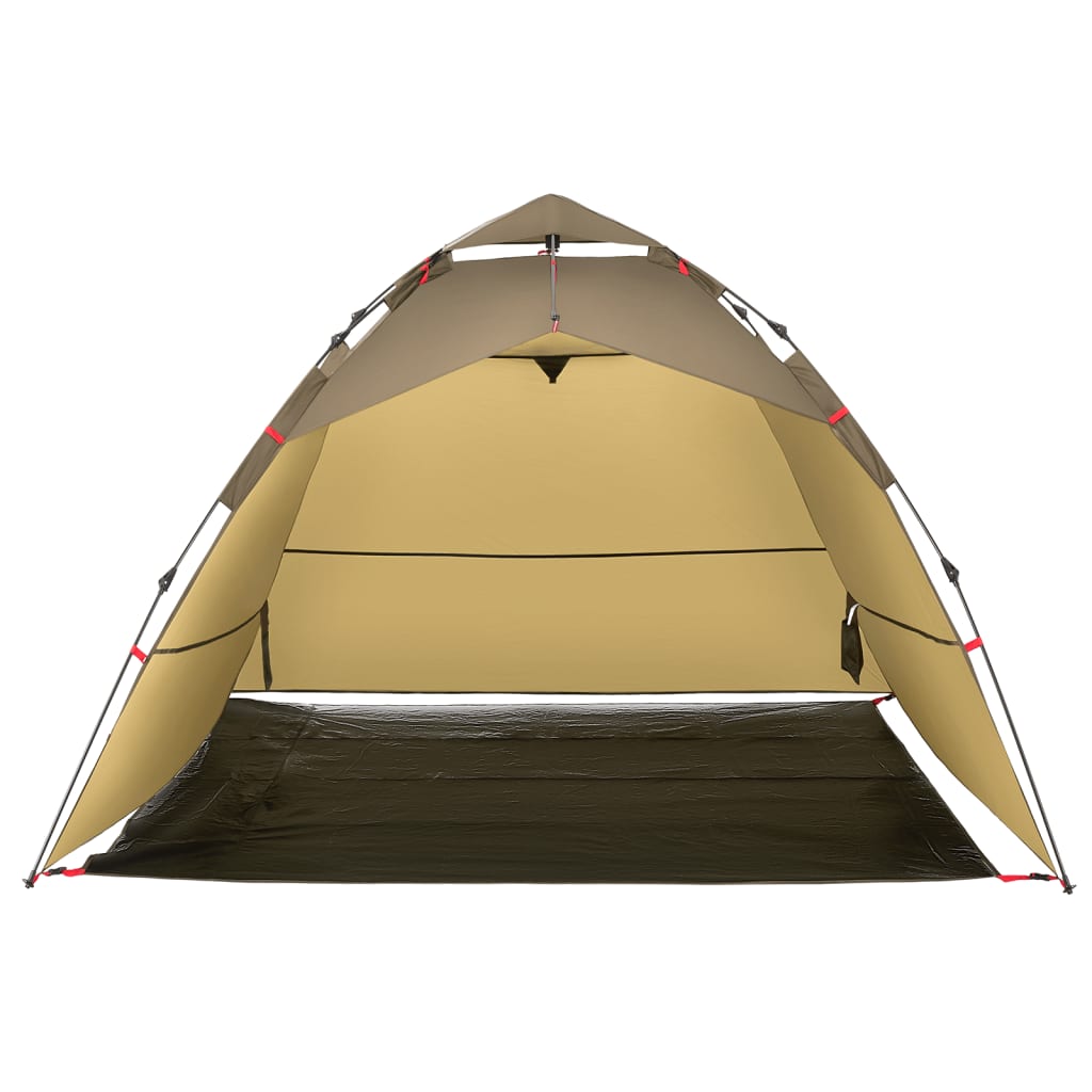 Tent 4-persoons snelontgrendeling bruin is nu te koop bij PeponiXL, paradijselijk wonen!