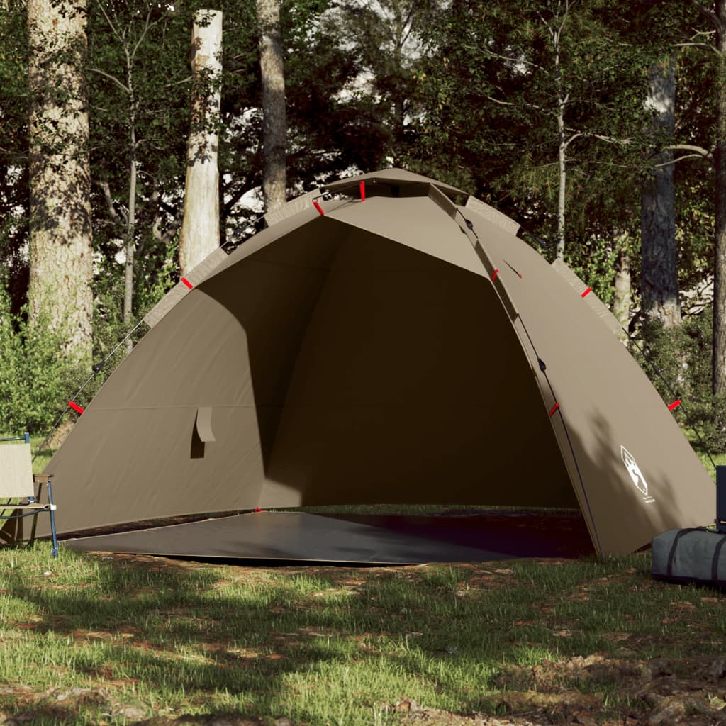 Tent 4-persoons snelontgrendeling bruin is nu te koop bij PeponiXL, paradijselijk wonen!