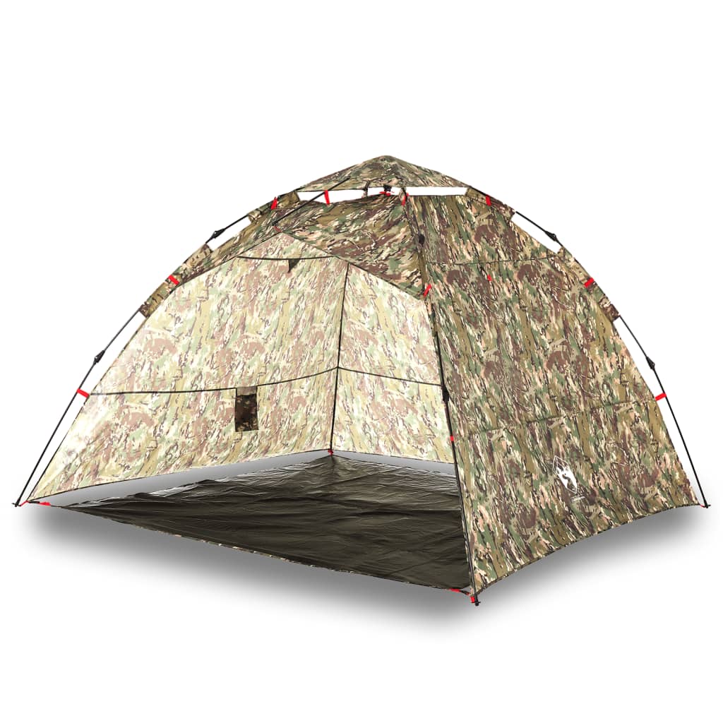 Tent 4-persoons snelontgrendeling camouflage is nu te koop bij PeponiXL, paradijselijk wonen!