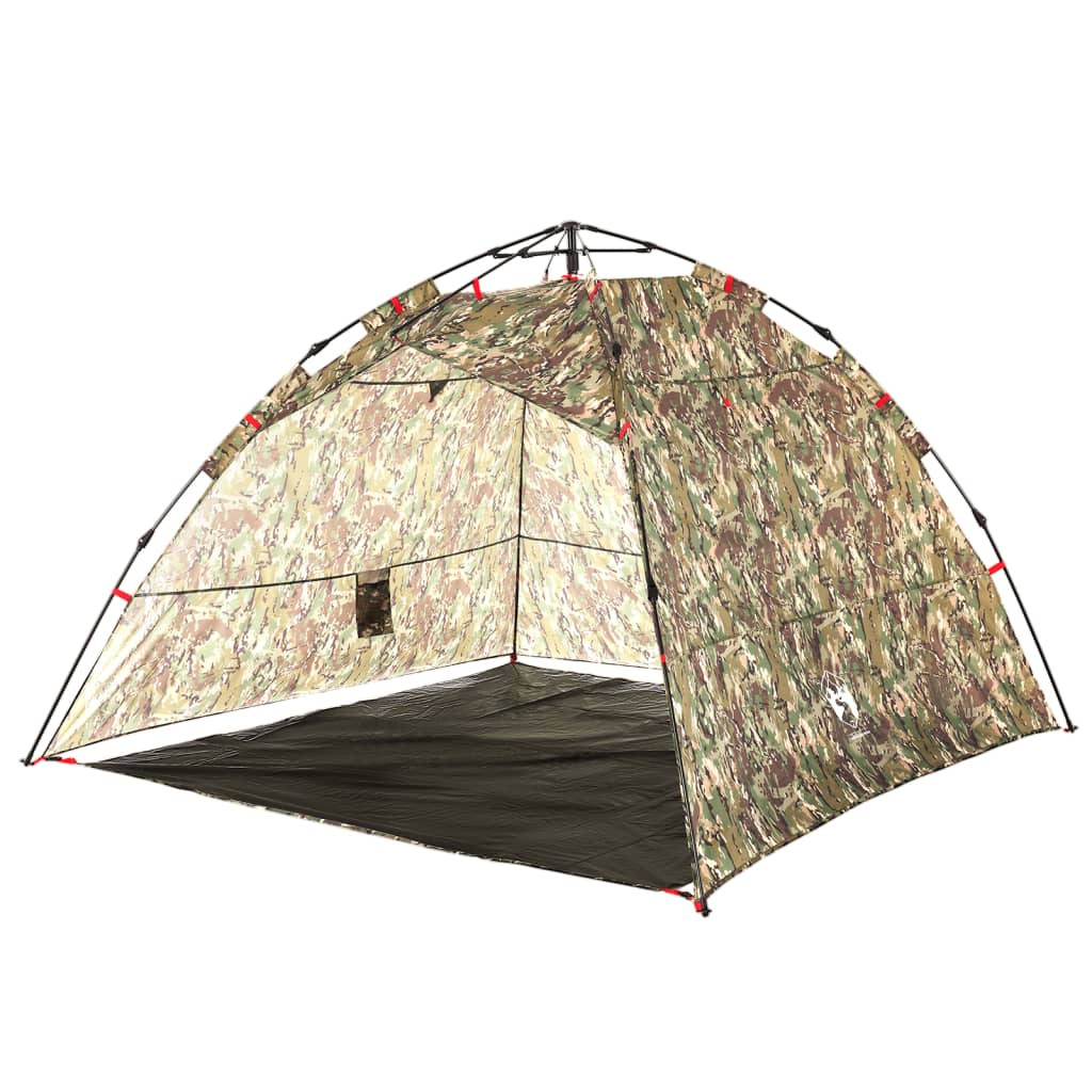 Tent 4-persoons snelontgrendeling camouflage is nu te koop bij PeponiXL, paradijselijk wonen!