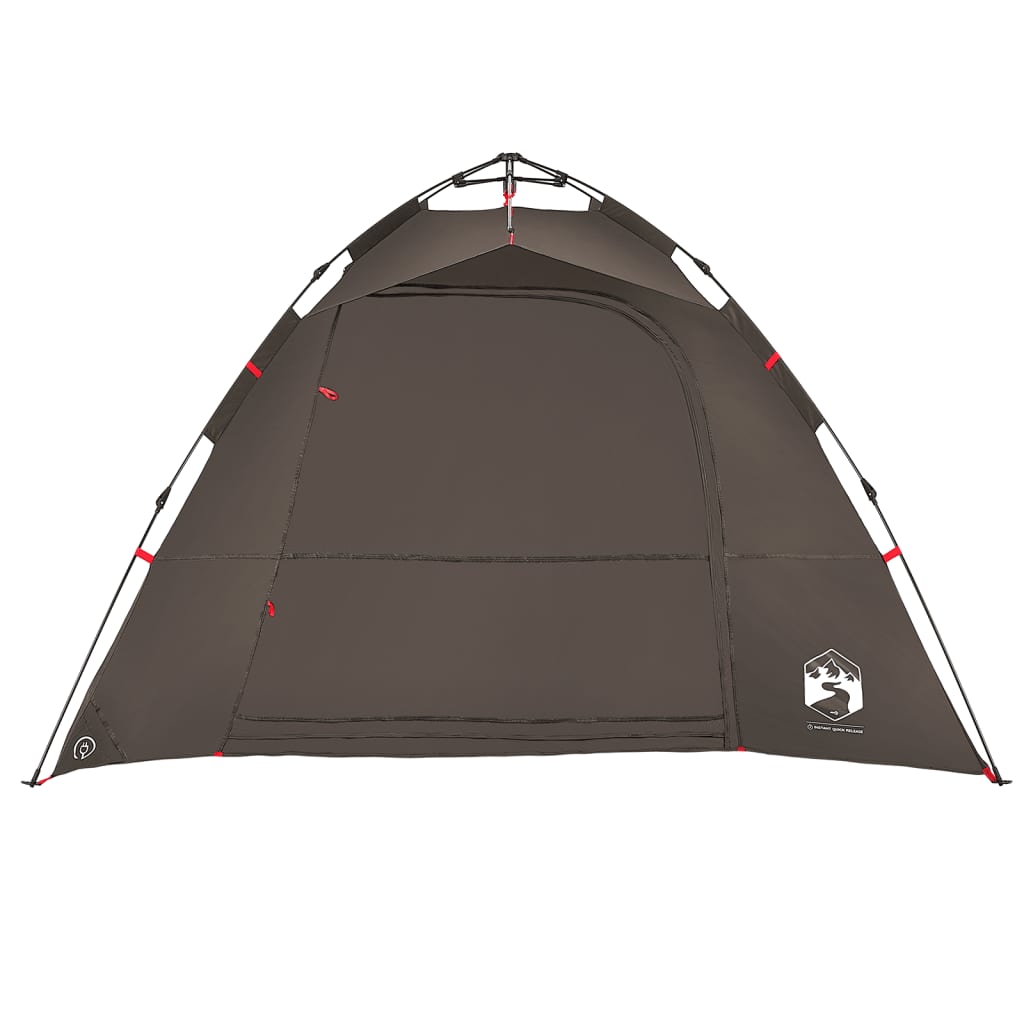 Tent 4-persoons snelontgrendeling bruin is nu te koop bij PeponiXL, paradijselijk wonen!