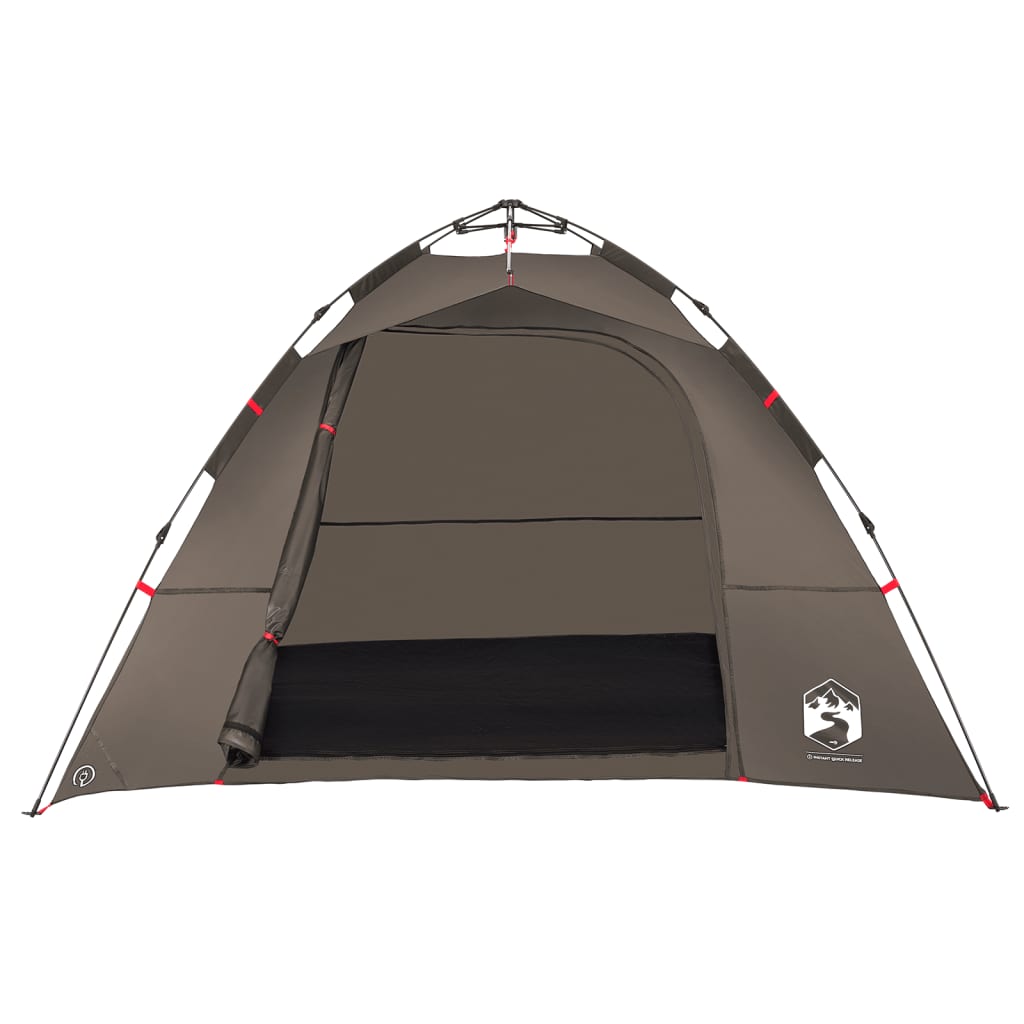 Tent 4-persoons snelontgrendeling bruin is nu te koop bij PeponiXL, paradijselijk wonen!