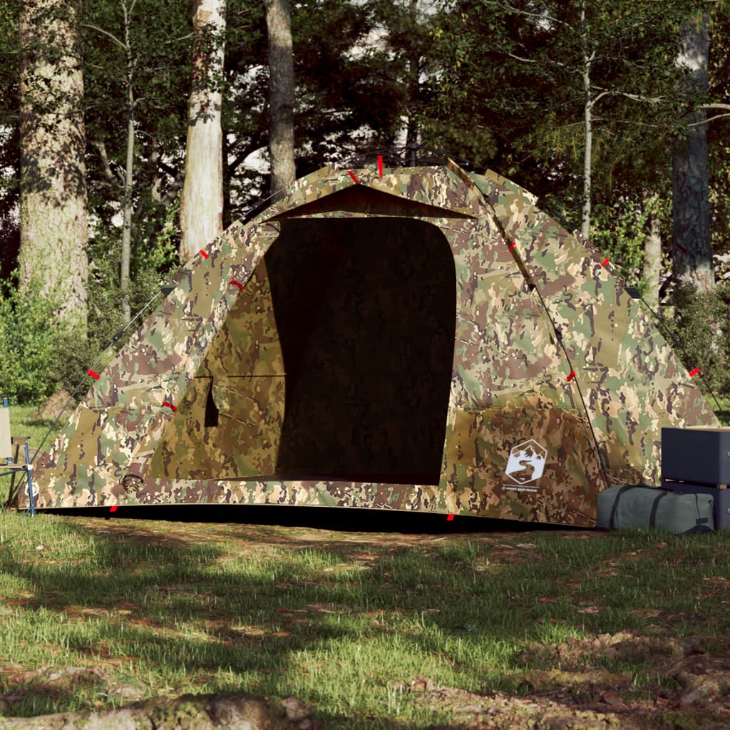 Tent 4-persoons snelontgrendeling camouflage is nu te koop bij PeponiXL, paradijselijk wonen!