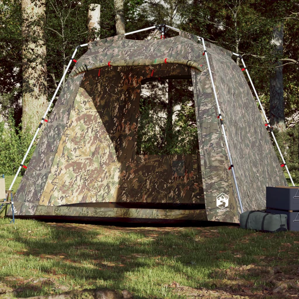 Vistent 4-persoons snelontgrendeling camouflage is nu te koop bij PeponiXL, paradijselijk wonen!