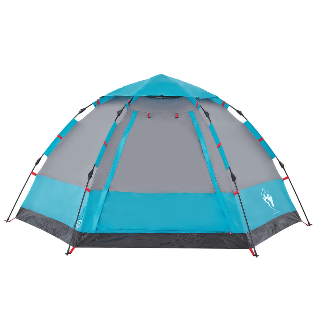 Kampeertent 4-persoons snelontgrendeling blauw is nu te koop bij PeponiXL, paradijselijk wonen!