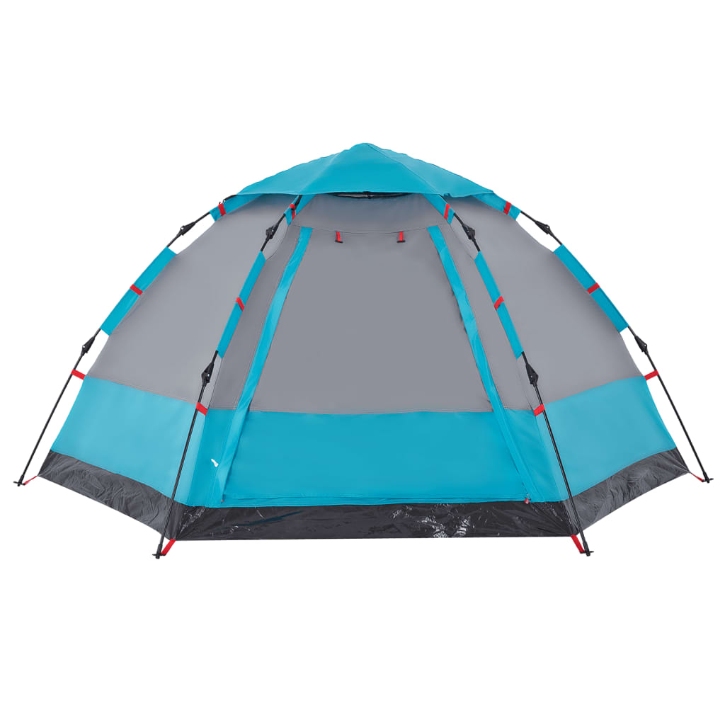 Kampeertent 4-persoons snelontgrendeling blauw is nu te koop bij PeponiXL, paradijselijk wonen!