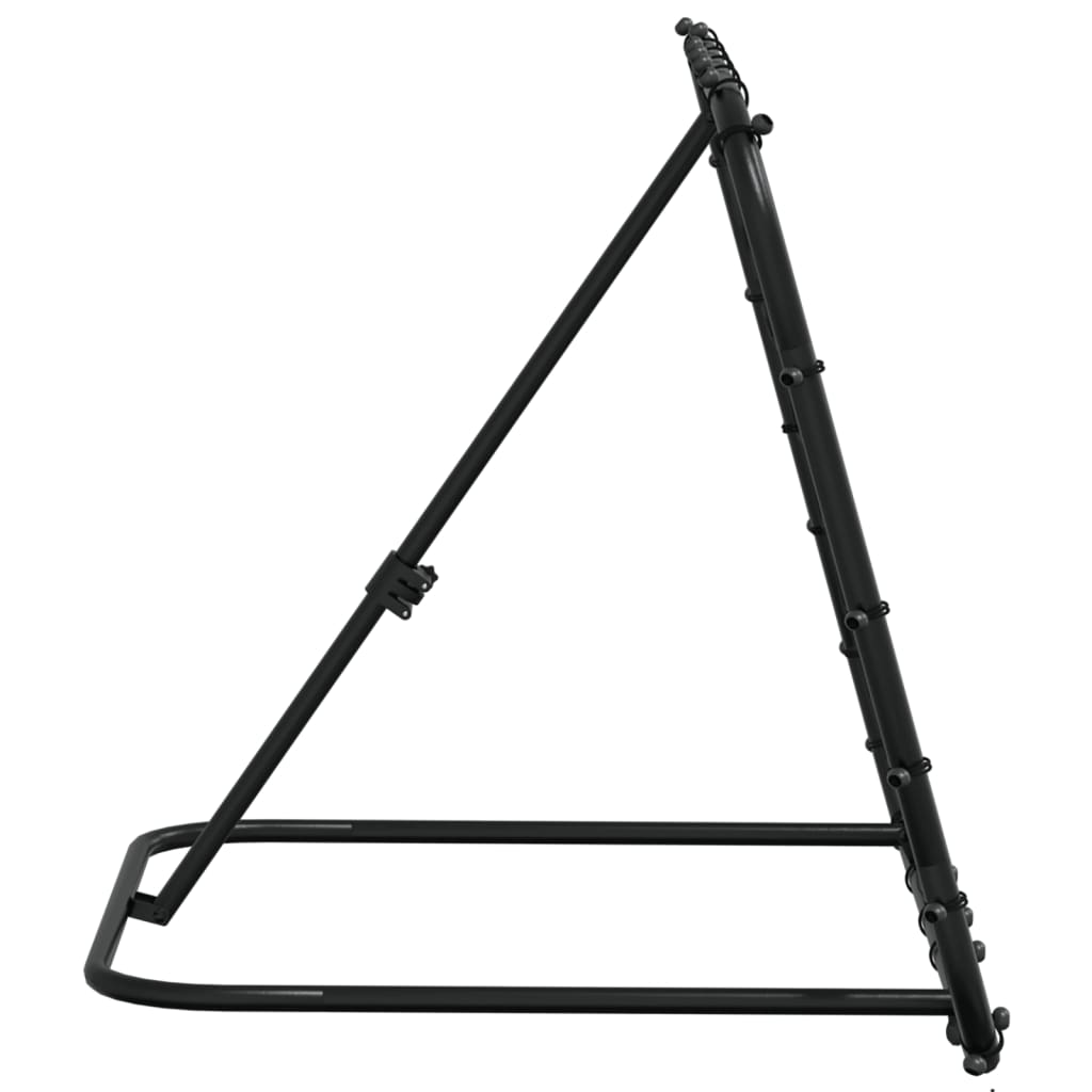 Voetbalrebounder verstelbaar 84x73x60-80 cm staal zwart is nu te koop bij PeponiXL, paradijselijk wonen!