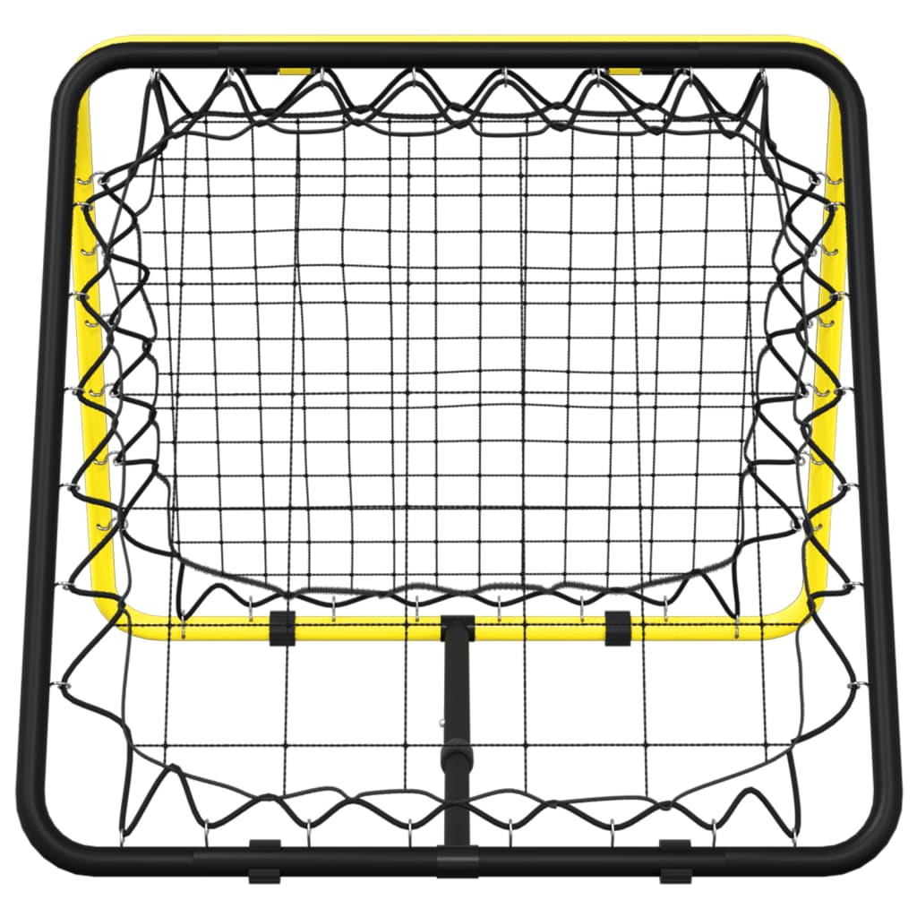 Voetbalrebounder dubbelzijdig verstelbaar staal geel en zwart is nu te koop bij PeponiXL, paradijselijk wonen!