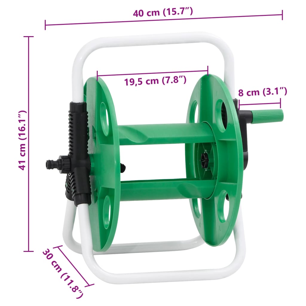 Slanghaspel voor 45 m 1/2" slang vrijstaand staal groen is nu te koop bij PeponiXL, paradijselijk wonen!