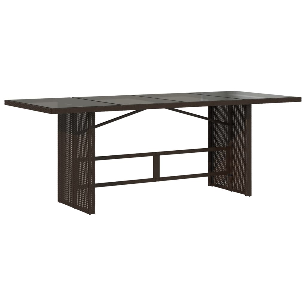 7-delige Bistroset met kussens poly rattan bruin is nu te koop bij PeponiXL, paradijselijk wonen!