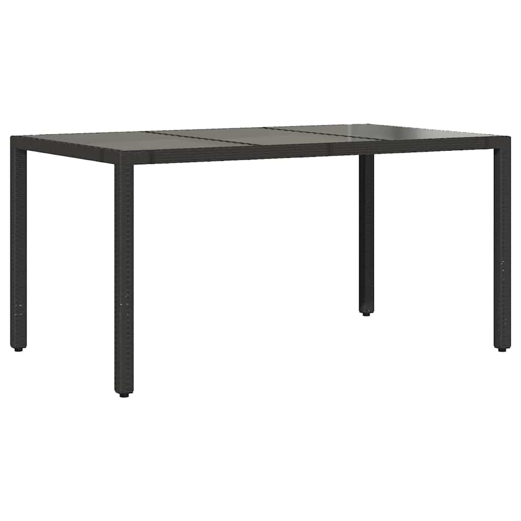 5-delige Bistroset met kussens poly rattan zwart is nu te koop bij PeponiXL, paradijselijk wonen!