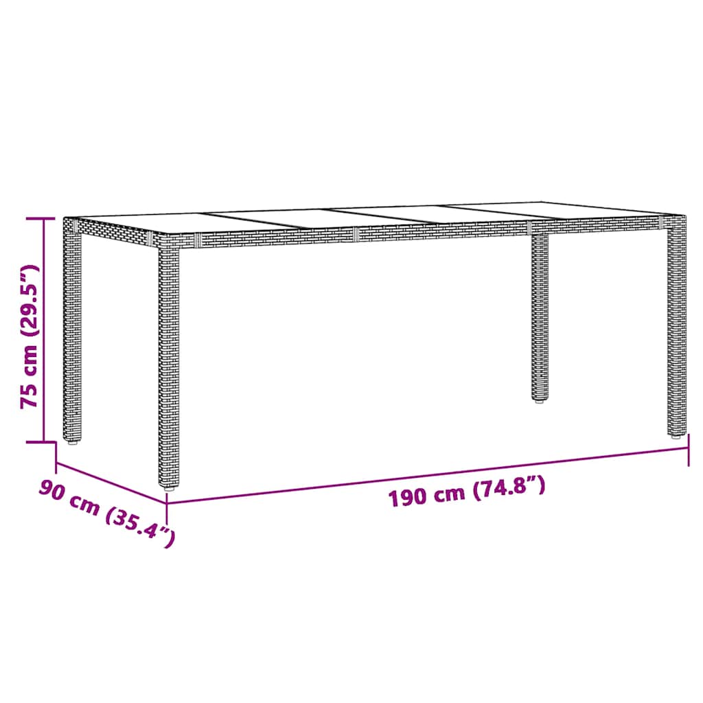 9-delige Bistroset met kussens poly rattan zwart is nu te koop bij PeponiXL, paradijselijk wonen!