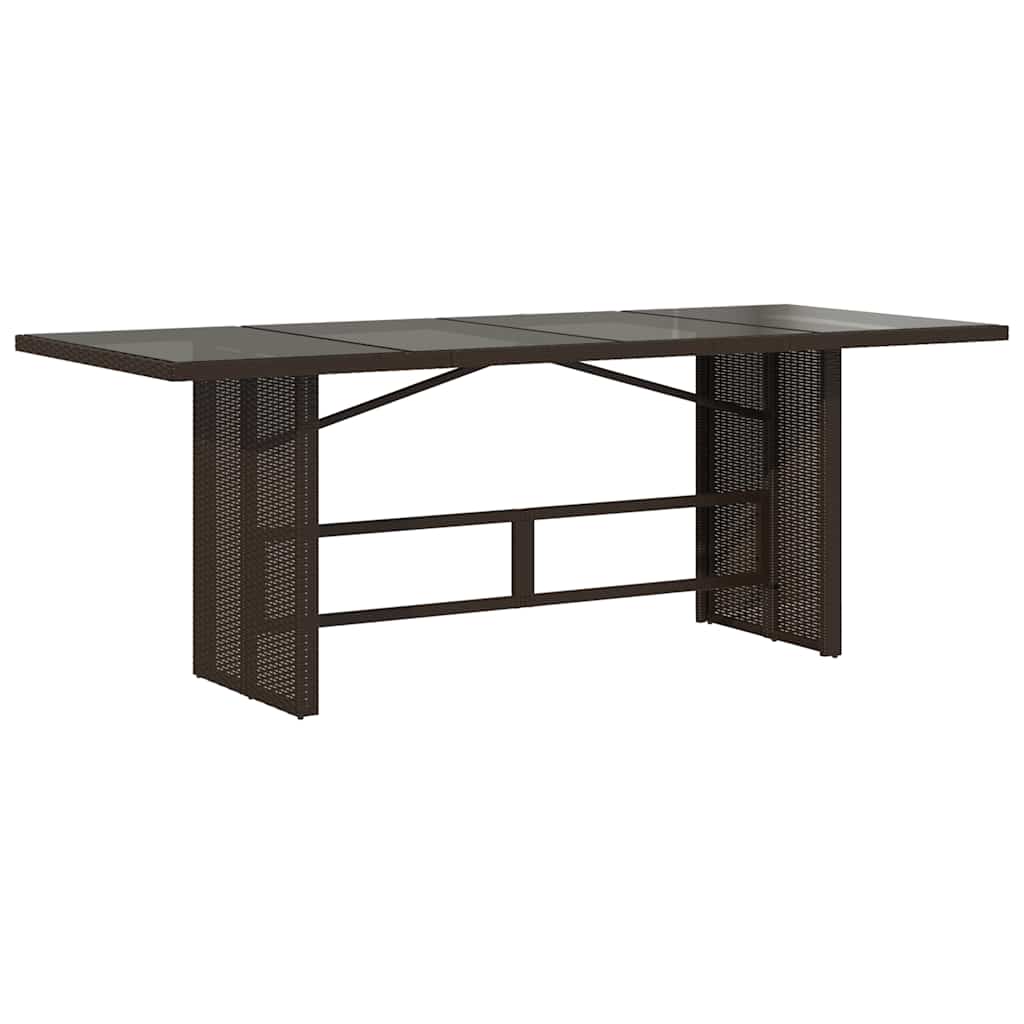 7-delige Bistroset met kussens poly rattan bruin is nu te koop bij PeponiXL, paradijselijk wonen!