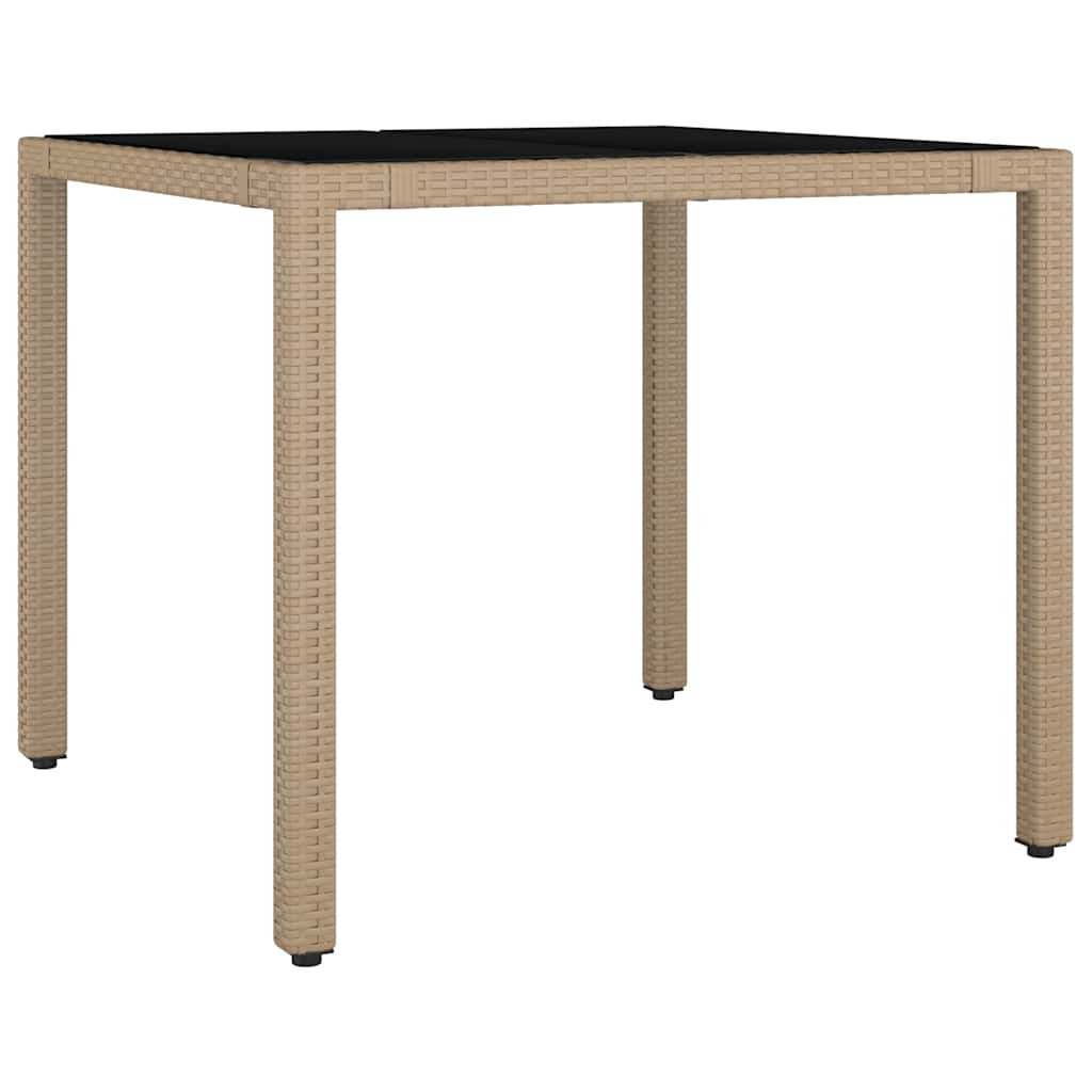 5-delige Bistroset met kussens poly rattan beige is nu te koop bij PeponiXL, paradijselijk wonen!
