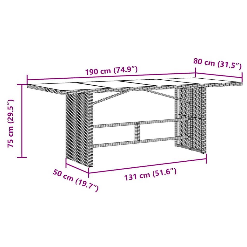 9-delige Bistroset met kussens poly rattan zwart is nu te koop bij PeponiXL, paradijselijk wonen!