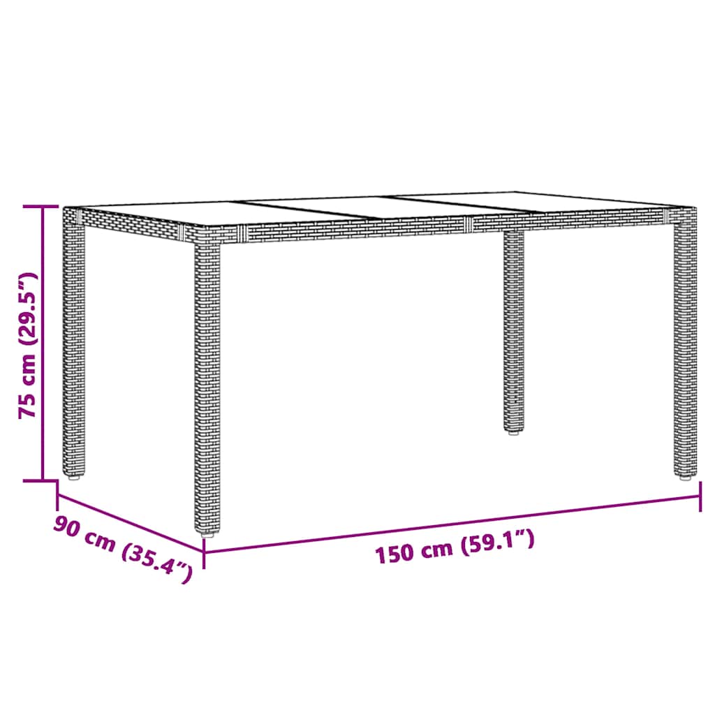5-delige Bistroset met kussens poly rattan bruin is nu te koop bij PeponiXL, paradijselijk wonen!