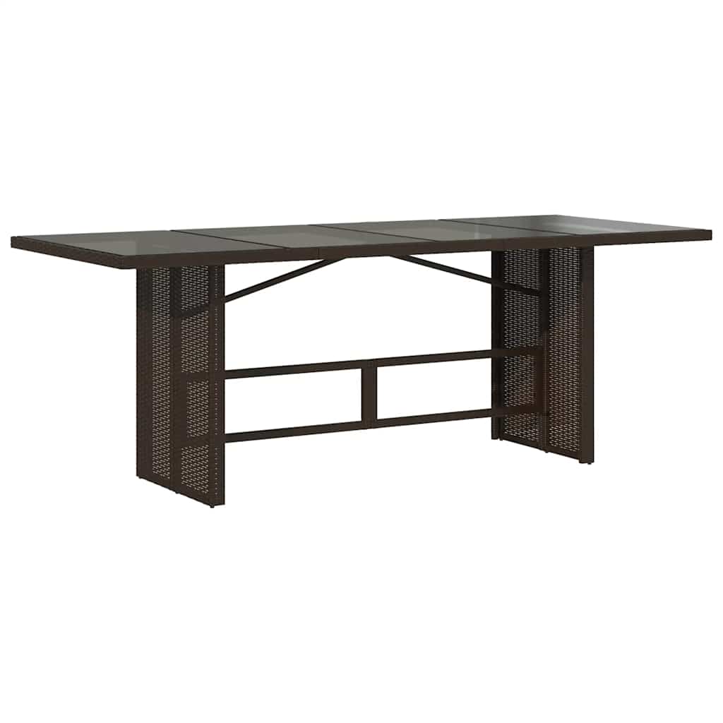 7-delige Bistroset met kussens poly rattan bruin is nu te koop bij PeponiXL, paradijselijk wonen!