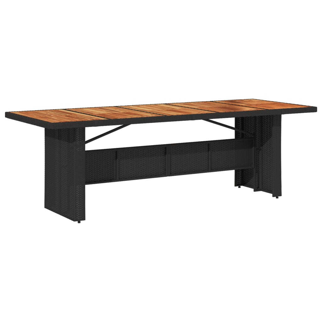 11-delige Bistroset met kussens poly rattan zwart is nu te koop bij PeponiXL, paradijselijk wonen!